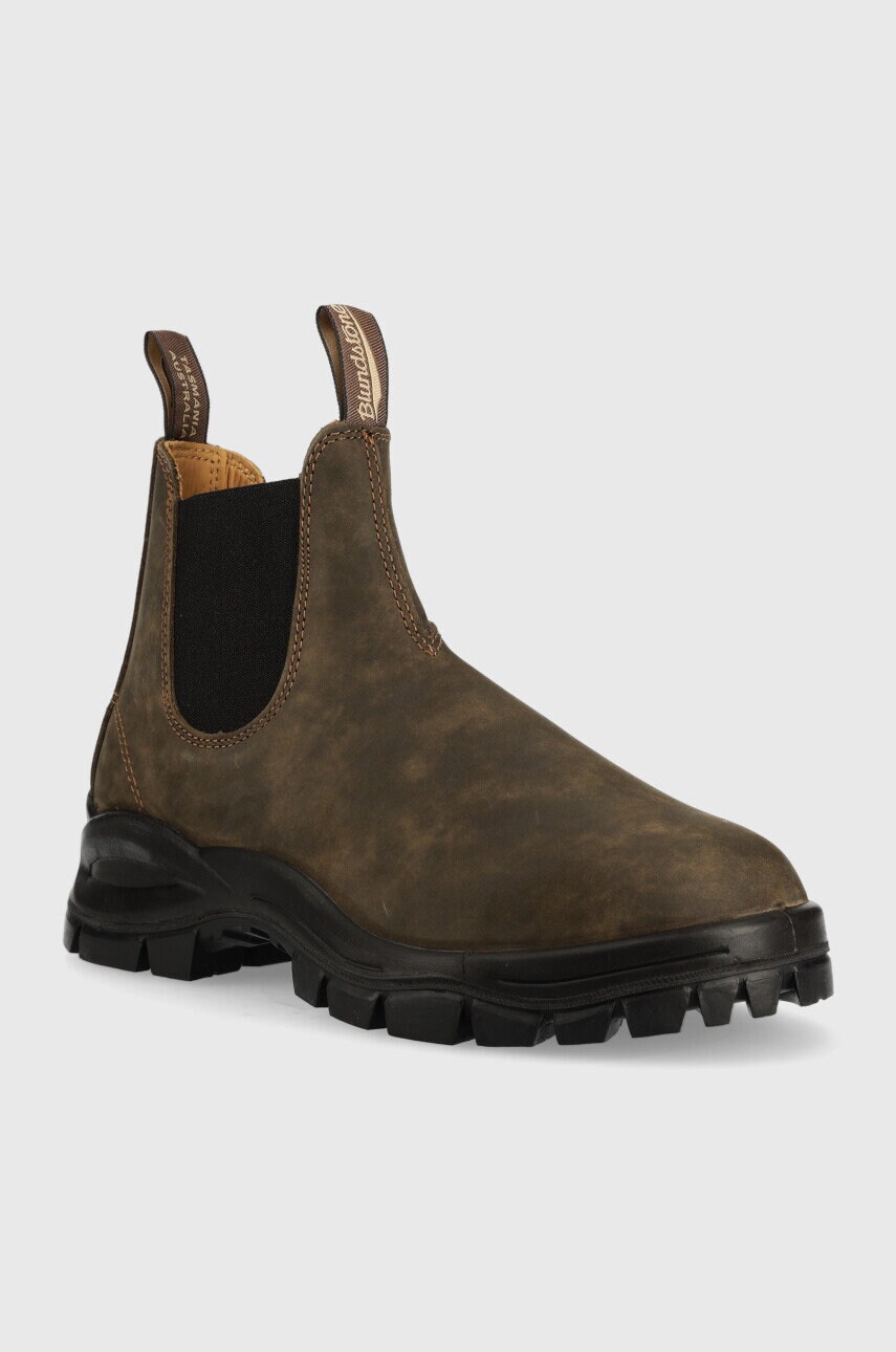 Замшеві черевики Blundstone 2239 чоловічі колір коричневий