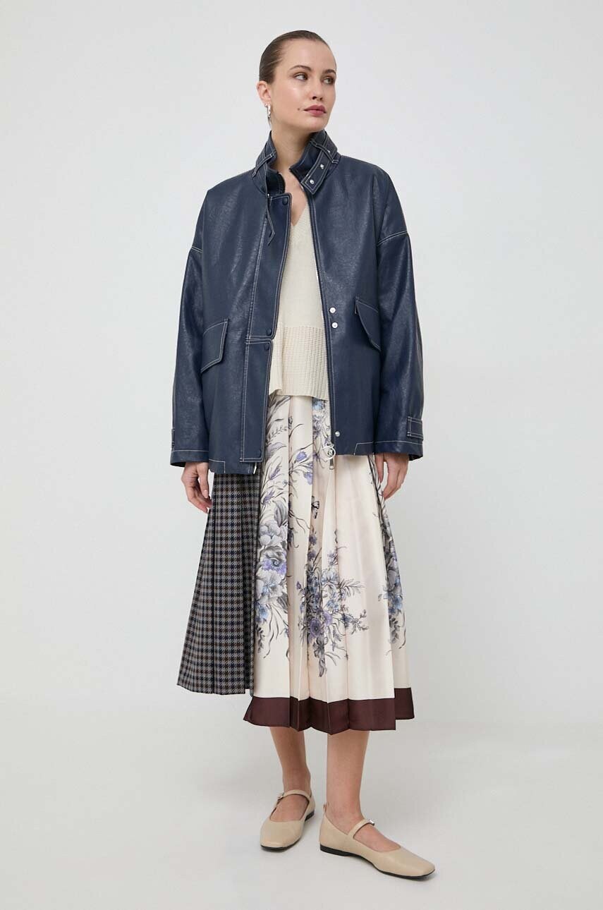 Куртка Beatrice B жіноча колір синій перехідна oversize