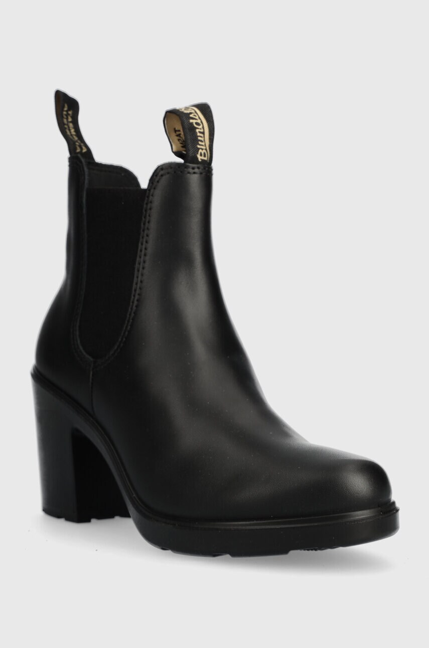 Шкіряні черевики Blundstone 2365 жіночі колір чорний каблук блок 2365.Black
