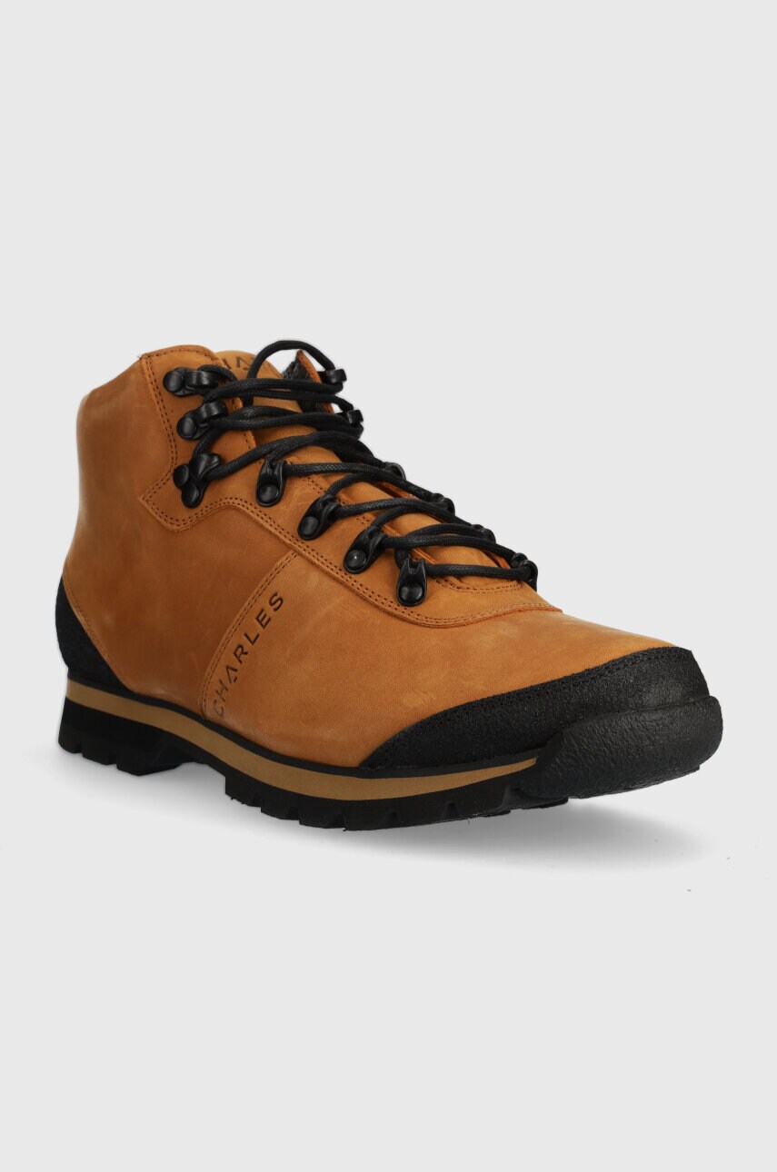 Замшеві кросівки Charles Footwear Carney чоловічі колір коричневий Carney.Hiker.Yellow