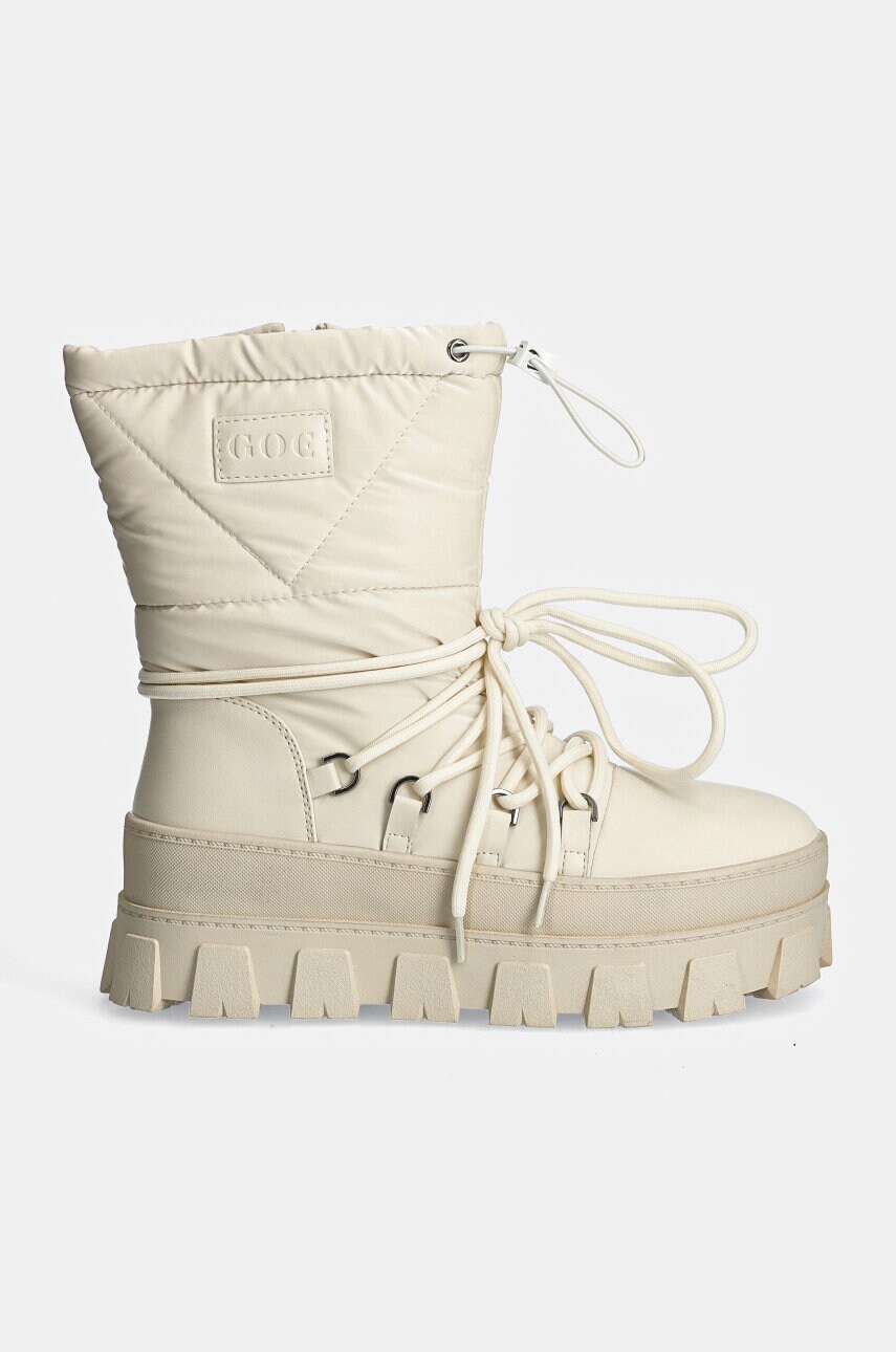 Зимові чоботи GOE колір бежевий OO2N4311 BEIGE
