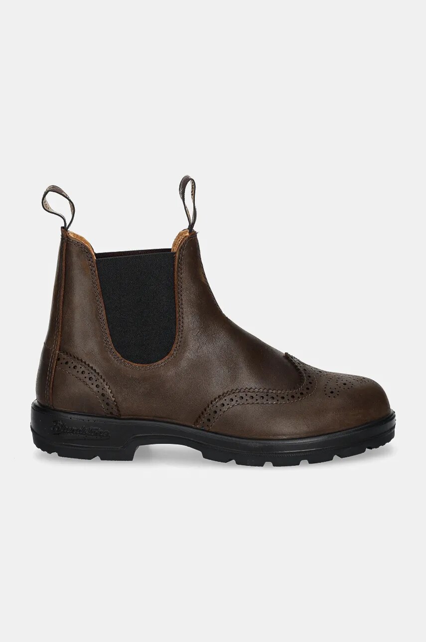 Шкіряні черевики Blundstone чоловічі колір коричневий 2444